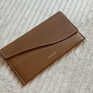 Polène card holder in tan (new)